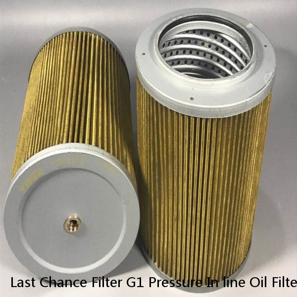 Last Chance Filter G1 Pressure In line Oil Filter HM5000C16NJH