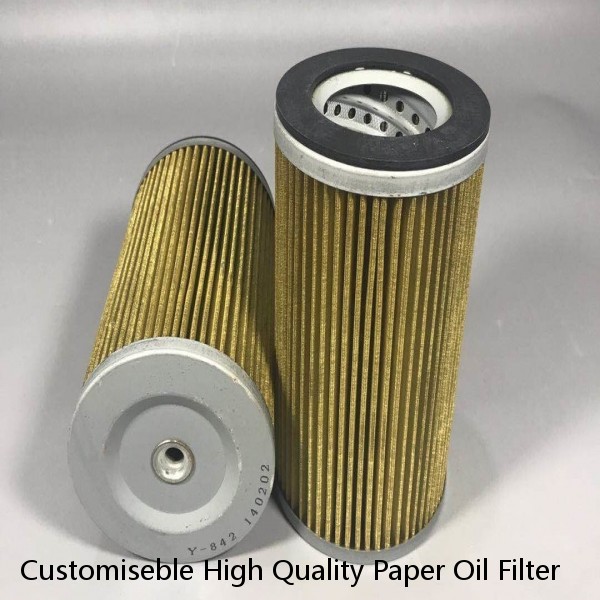 Customiseble High Quality Paper Oil Filter