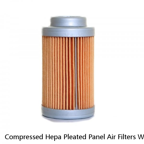 Compressed Hepa Pleated Panel Air Filters With Frame G2 G3 G4 F5 Frame Industrial Cardboard Air Pre Filter