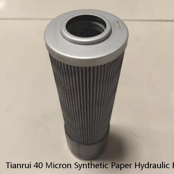 Tianrui 40 Micron Synthetic Paper Hydraulic Filter Element 924448 Cross Reference Oil Filter